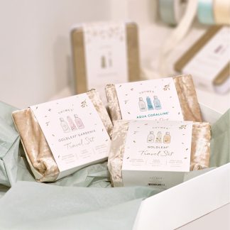 Goldleaf Travel Set with Beauty Bag